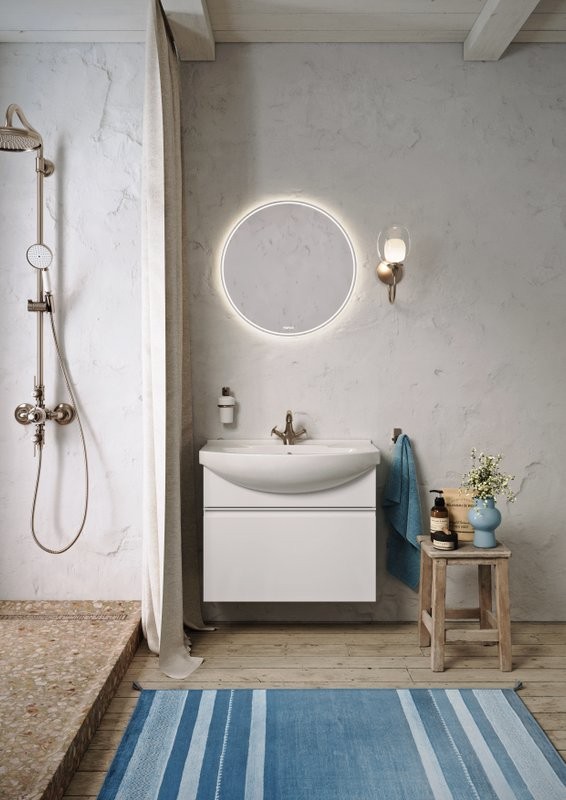 Мебель для ванной комнаты Aqwella Rodos 75 белая