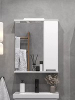 Мебель для ванной комнаты SanStar Ориана 60 подвесная, раковина Sanita luxe Quadro 60
