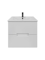 Мебель для ванной комнаты SanStar Ориана 60 подвесная, раковина Sanita luxe Quadro 60