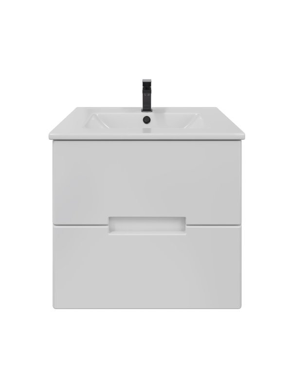 Мебель для ванной комнаты SanStar Ориана 60 подвесная, раковина Sanita luxe Quadro 60
