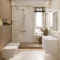 Душевая стойка BOND Cube B03-9400 с термостатом, хром