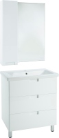 Мебель для ванной комнаты Bellezza Пегас 80 напольная, белая
