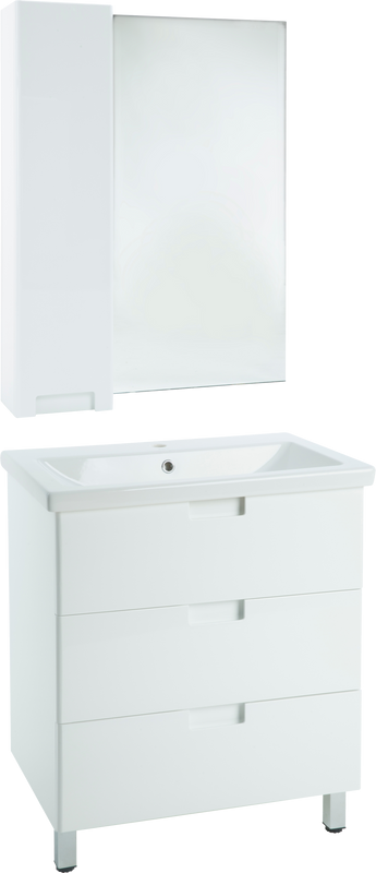 Мебель для ванной комнаты Bellezza Пегас 80 напольная, белая