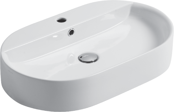 Накладная раковина Kerasan Ciotola 028501*1 65x40 см, белая