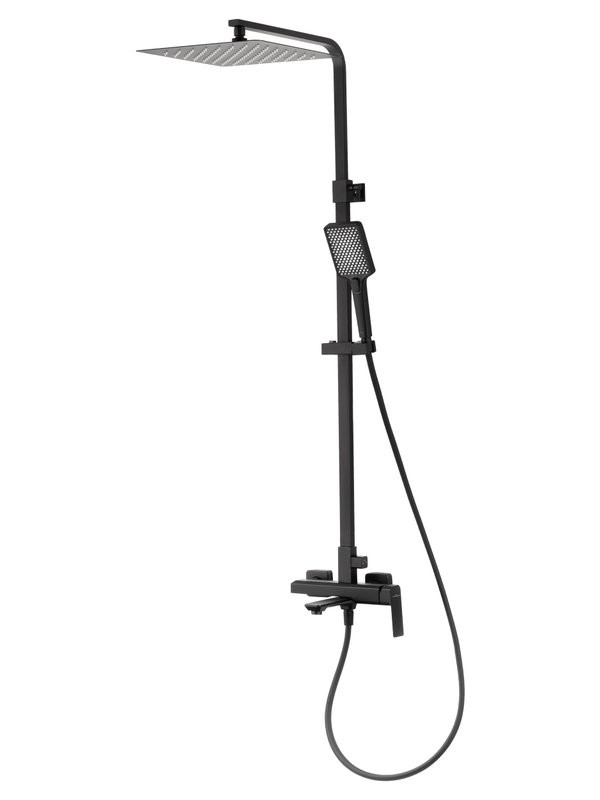 Душевая стойка Wonzon & Woghand Diamond WW-88739011-MB матовая черная