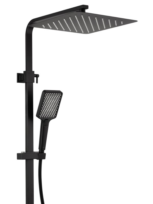 Душевая стойка Wonzon & Woghand Diamond WW-88739011-MB матовая черная