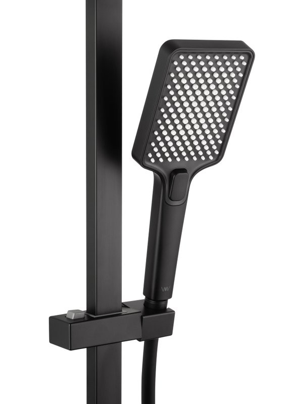 Душевая стойка Wonzon & Woghand Diamond WW-88739011-MB матовая черная