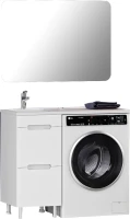 Мебель для ванной комнаты Misty Байкал 40 L для стиральной машины, белая