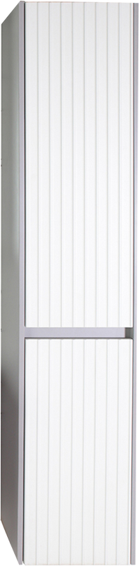 Шкаф-пенал для ванной ASB-Mebel Мирано 35 слоновая кость, шиншилла серая