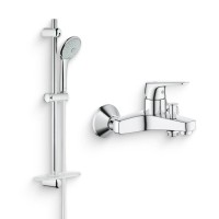 Душевой комплект Смеситель Grohe BauFlow 23601000 + Гарнитур Euphoria 110 Massage 27231001