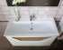 Мебель для ванной Бриклаер Брайтон 100 подвесная, белая матовая, дуб кера