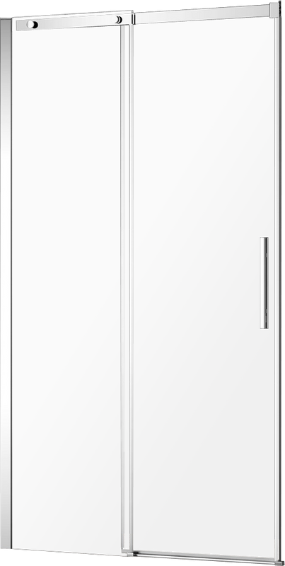 Душевая дверь в нишу AQUAme AQM4803-12 120 см, профиль хром, стекло прозрачное
