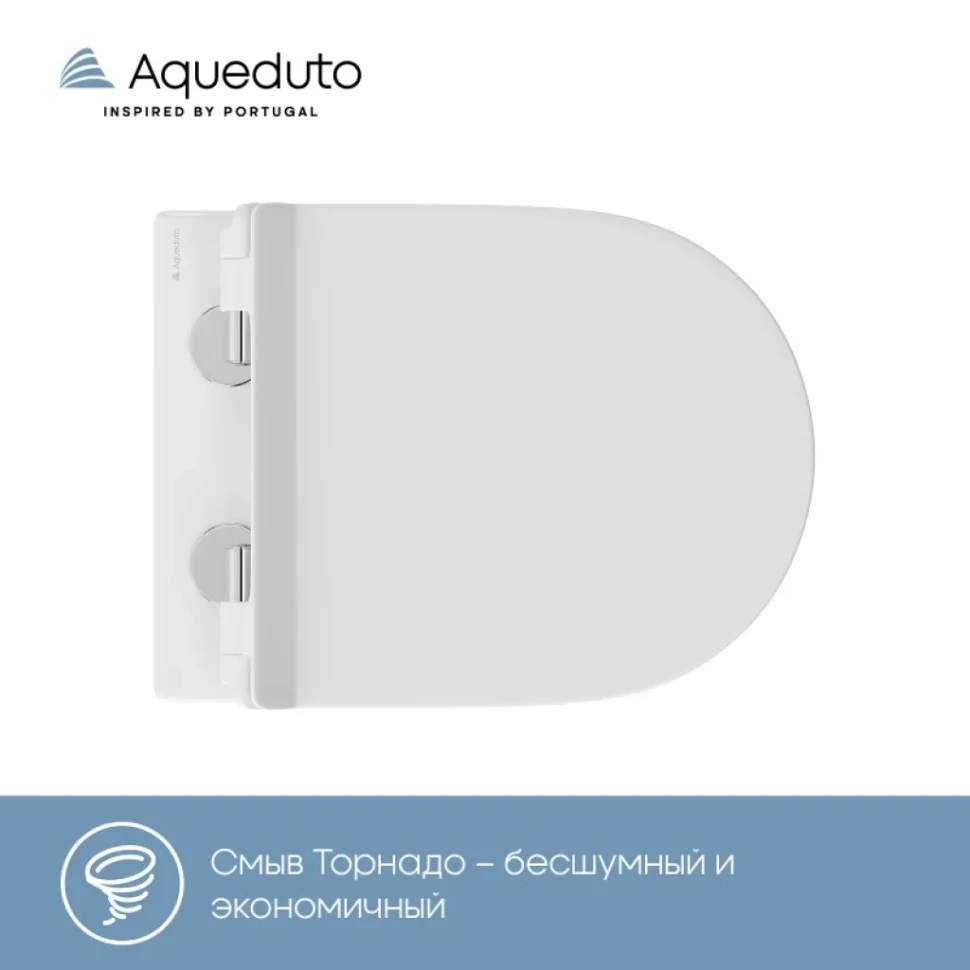 Комплект Унитаз подвесной Aqueduto Ovo Tornado OVOT0110 безободковый, с микролифтом, белый глянцевый + Крепления Geberit Duofix 111.815.00.1 к стене + Инсталляция UP 320 111.300.00.5 + Кнопка Sigma 01 115.770.JQ.5 лакированная, матовый хром + Звукоизоляци