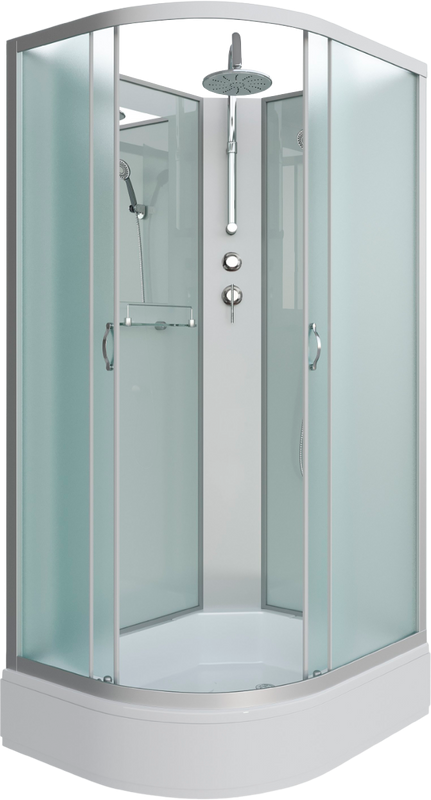 Душевая кабина Niagara Classic NG-33394-14RBKT 130х90 см, без крыши, с тропическим душем