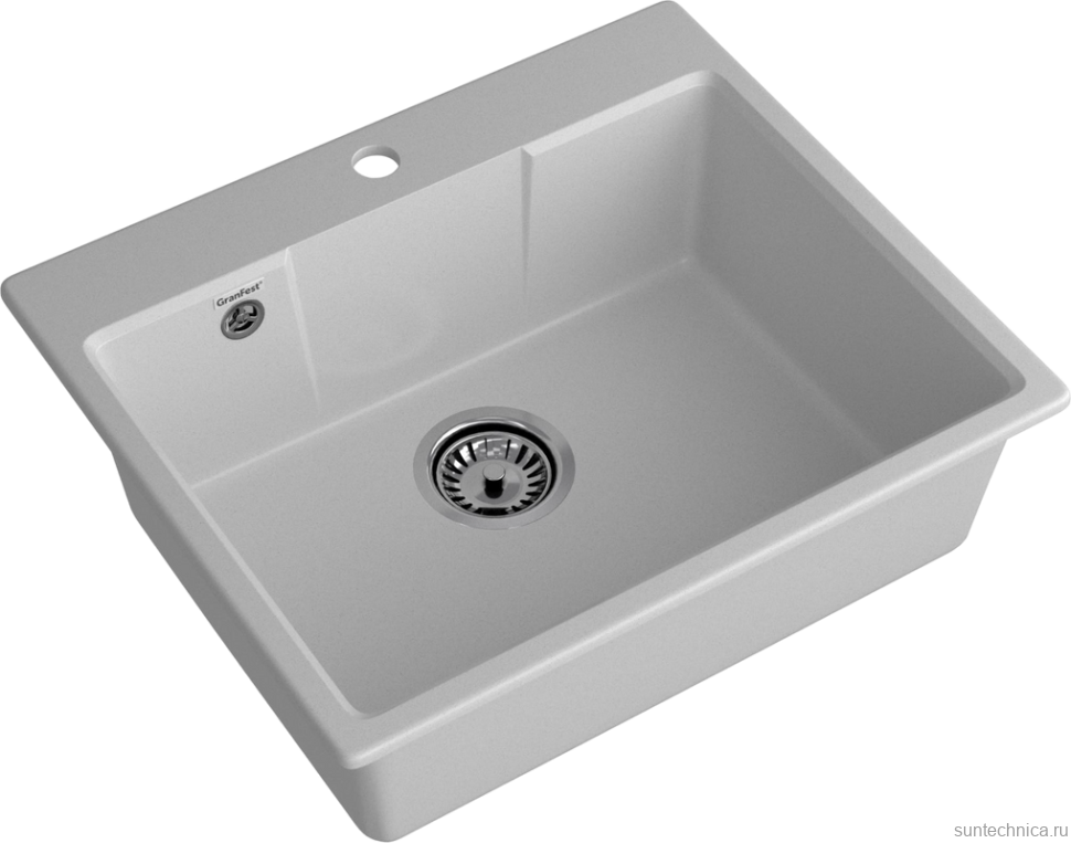 Комплект Мойка GranFest Urban 658 серая + Измельчитель Bone Crusher BC 610-AS