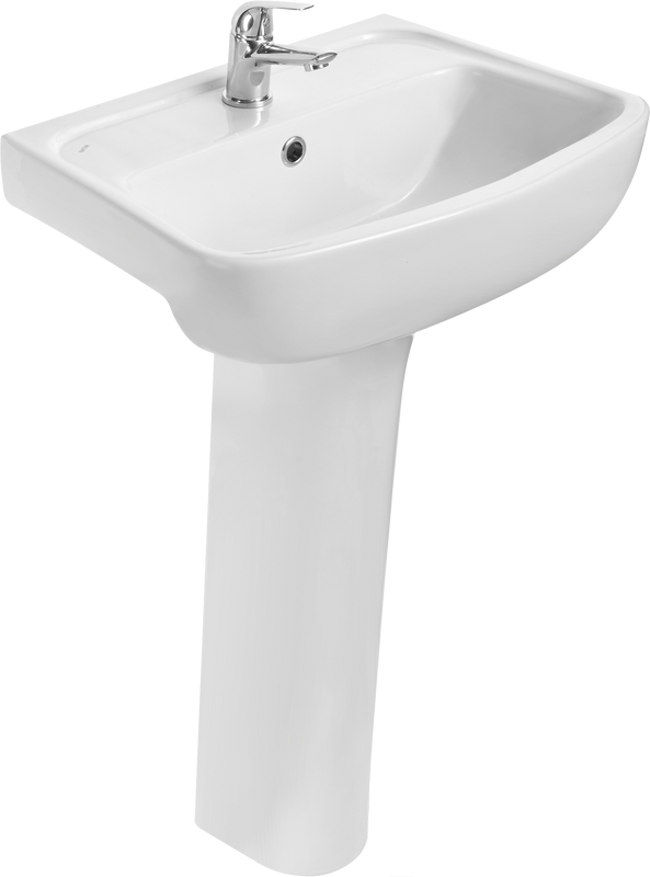 Раковина Santek Лонги 1WH501755 55, с пьедесталом