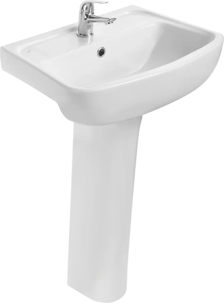 Раковина Santek Лонги 1WH501755 55, с пьедесталом