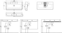 Накладная раковина Hatria Bahia_13 BH1000465011TS0 100x46 см