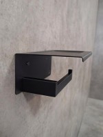 Держатель для туалетной бумаги AltroBagno Aperto 080905 MB черный матовый