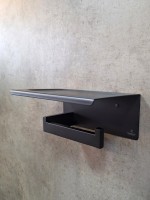 Держатель для туалетной бумаги AltroBagno Aperto 080905 MB черный матовый