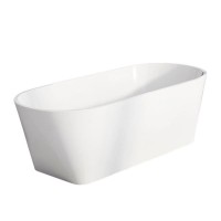 Акриловая ванна Ravak Solo 180x80 см, отдельностоящая, белая, овальная, с каркасом, со сливом-переливом, фурнитура белая