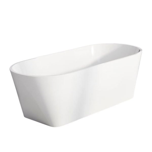 Акриловая ванна Ravak Solo 180x80 см, отдельностоящая, белая, овальная, с каркасом, со сливом-переливом, фурнитура белая