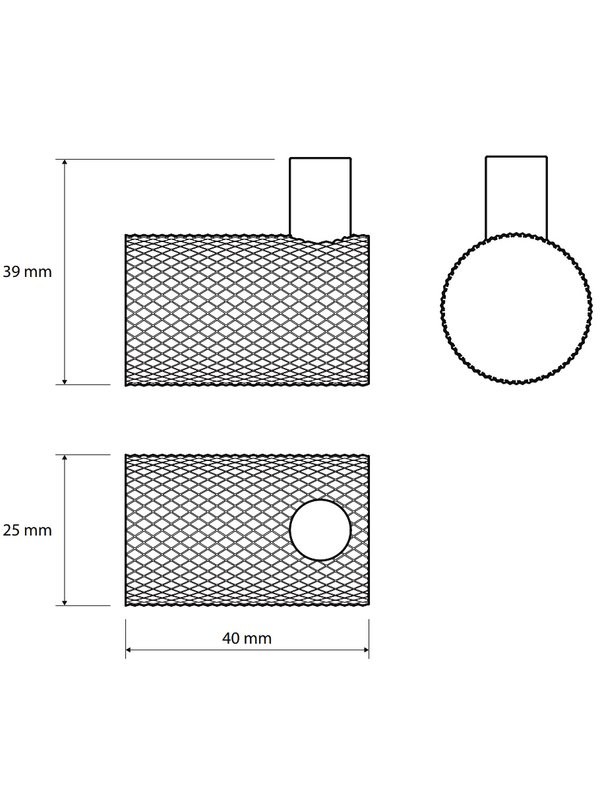 Крючок Bemeta Grino 173106020 графит, на шурупах