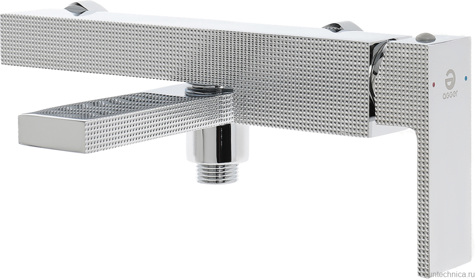 Душевой комплект Смеситель Agger Great A2810011 + Стойка Fresh A0494000