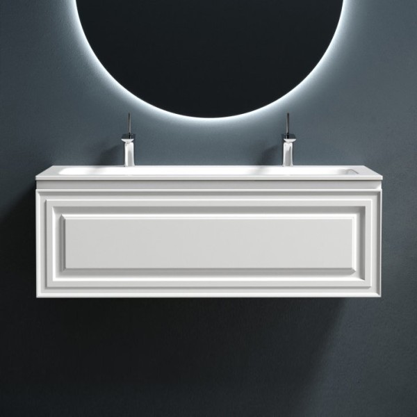 Тумба с раковиной Sancos Very 120 bianco, раковина CN7016