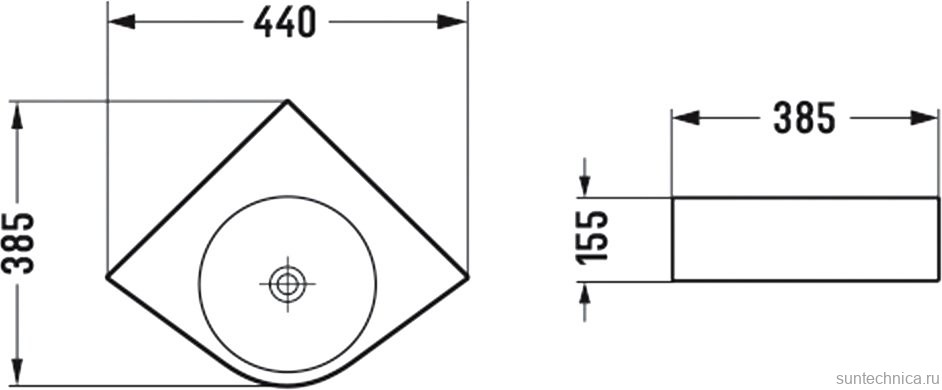 Раковина Vincea VBS-502 44