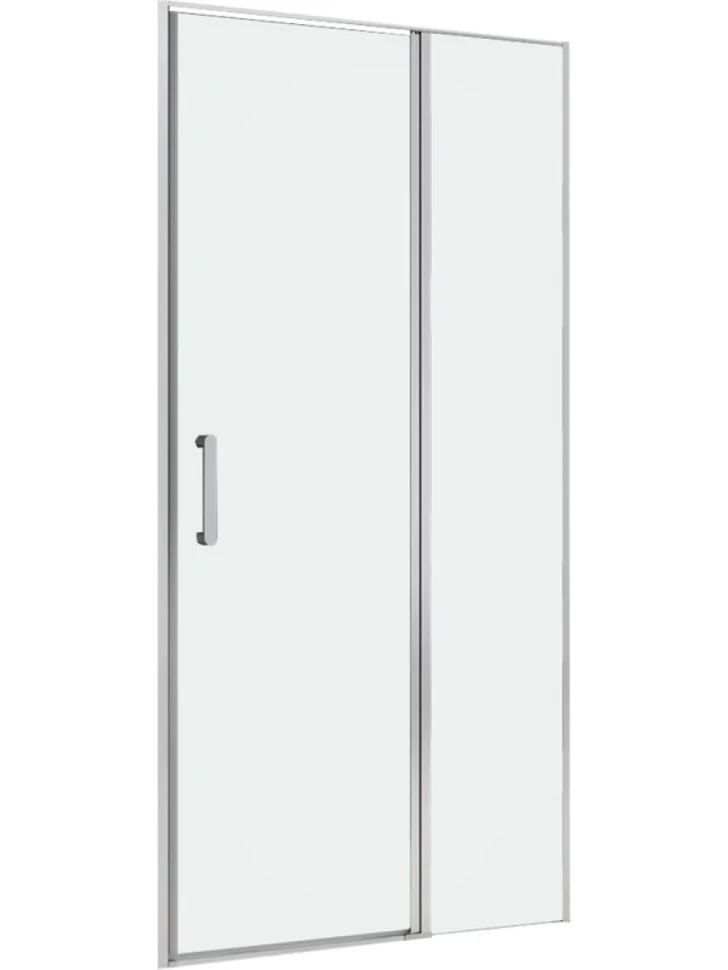 Душевая дверь в нишу Abber Sonnenstrand AG04100S 100 см, профиль хром, стекло прозрачное