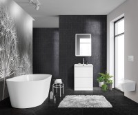 Тумба с раковиной BelBagno Albano 60 напольная, bianco lucido