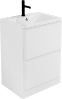 Тумба с раковиной BelBagno Albano 60 напольная, bianco lucido