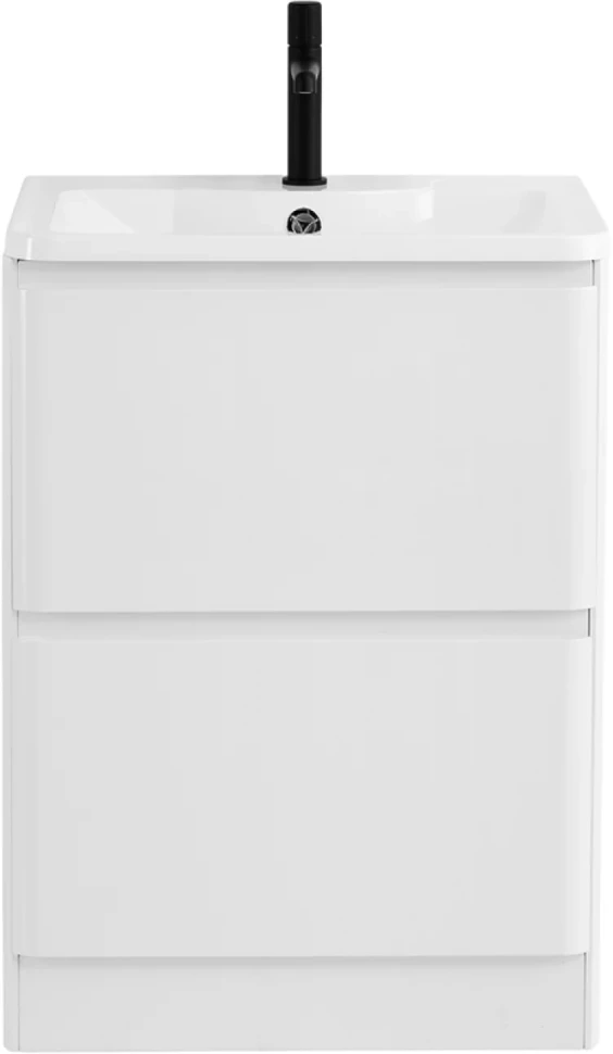 Тумба с раковиной BelBagno Albano 60 напольная, bianco lucido