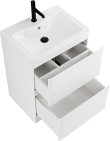 Тумба с раковиной BelBagno Albano 60 напольная, bianco lucido