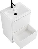 Тумба с раковиной BelBagno Albano 60 напольная, bianco lucido