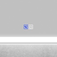 Зеркало BelBagno SPC-GRT-1200-800-LED-TCH-PHONE с bluetooth, микрофоном и динамиками