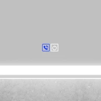 Зеркало BelBagno SPC-GRT-1200-800-LED-TCH-PHONE с bluetooth, микрофоном и динамиками
