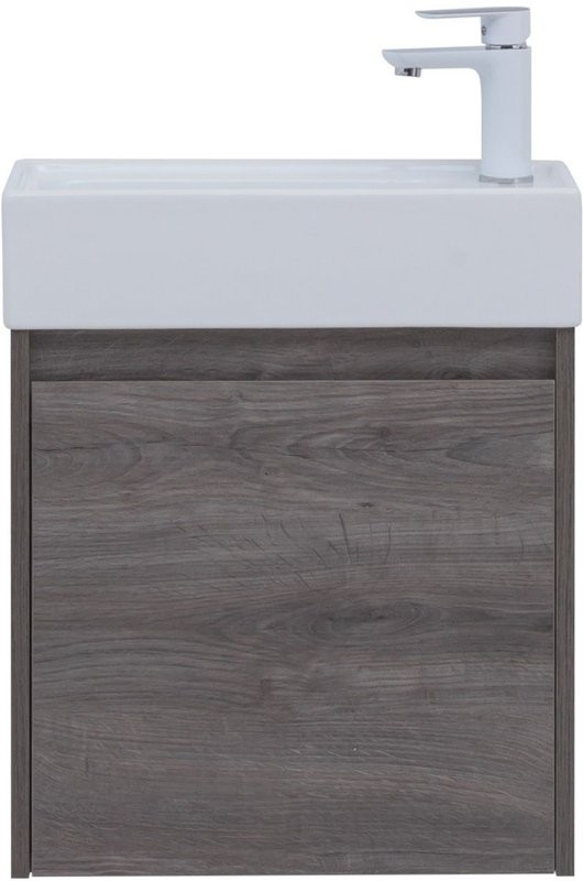 Тумба с раковиной Aquanet Nova Lite 50 дуб рошелье