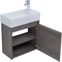 Тумба с раковиной Aquanet Nova Lite 50 дуб рошелье
