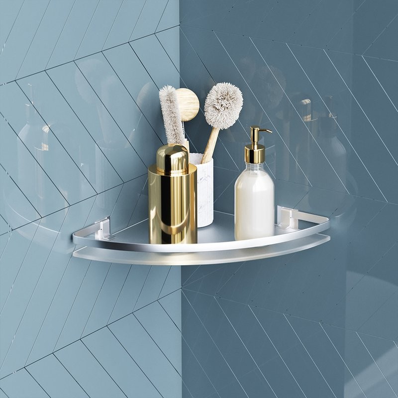 Полка AM.PM Sense L A7456100 серебристая