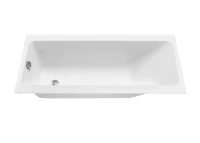 Акриловая ванна Cersanit Vivo 68387 170x75 см, пристенная, белая, на ножках