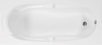 Акриловая ванна Vagnerplast Kleopatra 160x70 см, пристенная, ультрабелая, с каркасом
