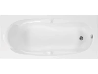 Акриловая ванна Vagnerplast Kleopatra 160x70 см, пристенная, ультрабелая, с каркасом