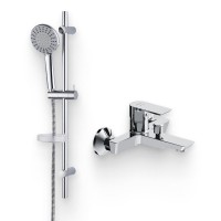Душевой комплект Смеситель Damixa Apollo 471000001 хром + Гарнитур RedBlu Palace One 914100000