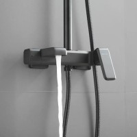 Душевая стойка Shevanik S8836H черная