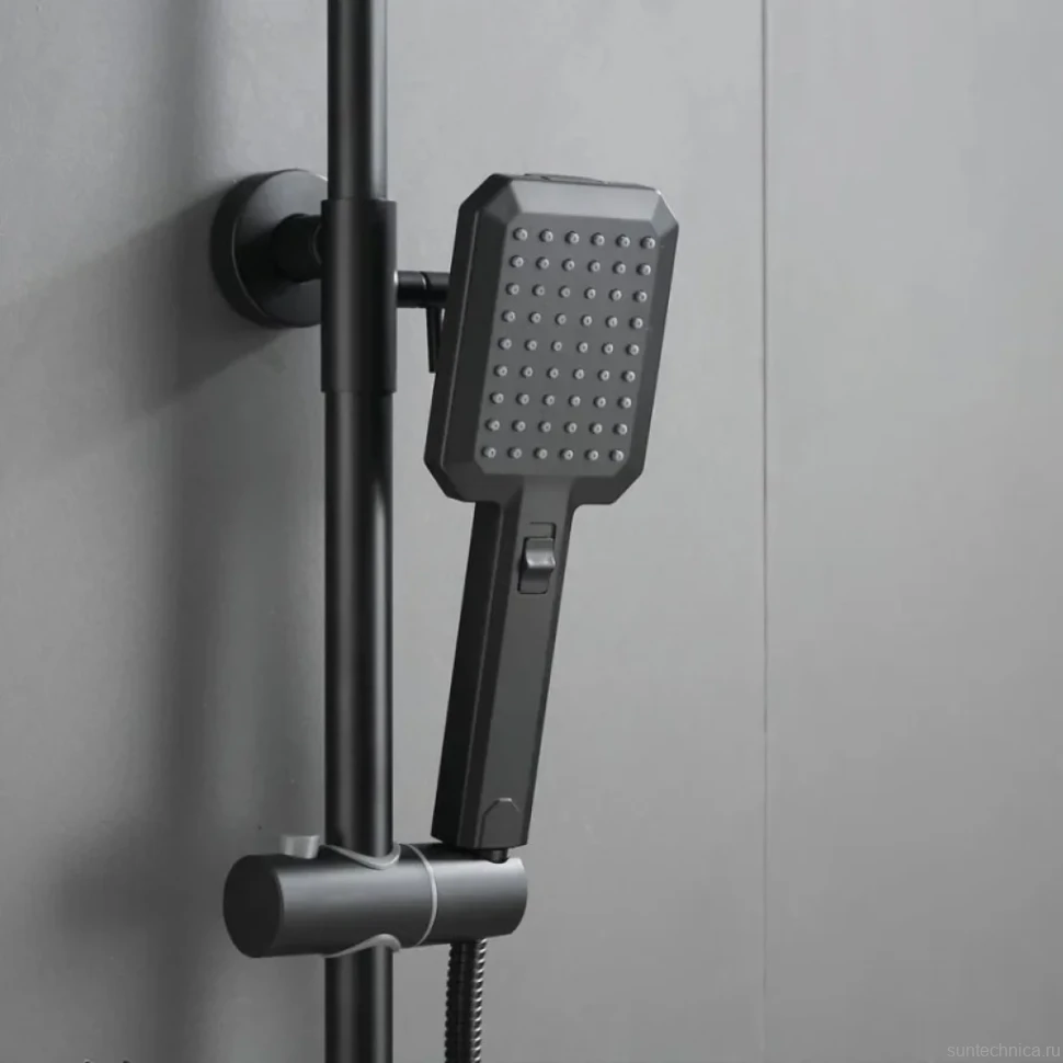 Душевая стойка Shevanik S8836H черная