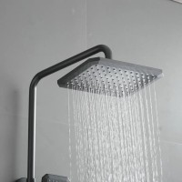 Душевая стойка Shevanik S8836H черная