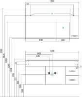 Мебель для ванной комнаты AQUATON Диор 120 белая