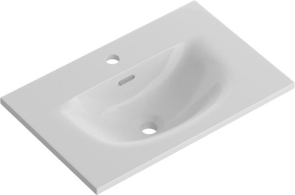 Мебельная раковина BelBagno BB-8099-3-60 глянцевая белая